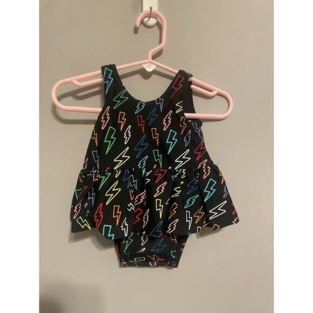New‎ Posh Peanut Baby Girl's One-Piece Zack Swimsuit Size 0-3 Months